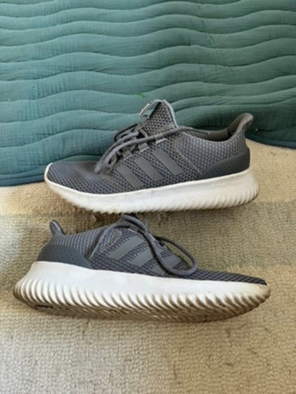 Adidas Cloadfoam sneakers, grey, size 8